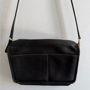 Coach Companion Leather Crossbody Shoulder Bag Vintage 1980s